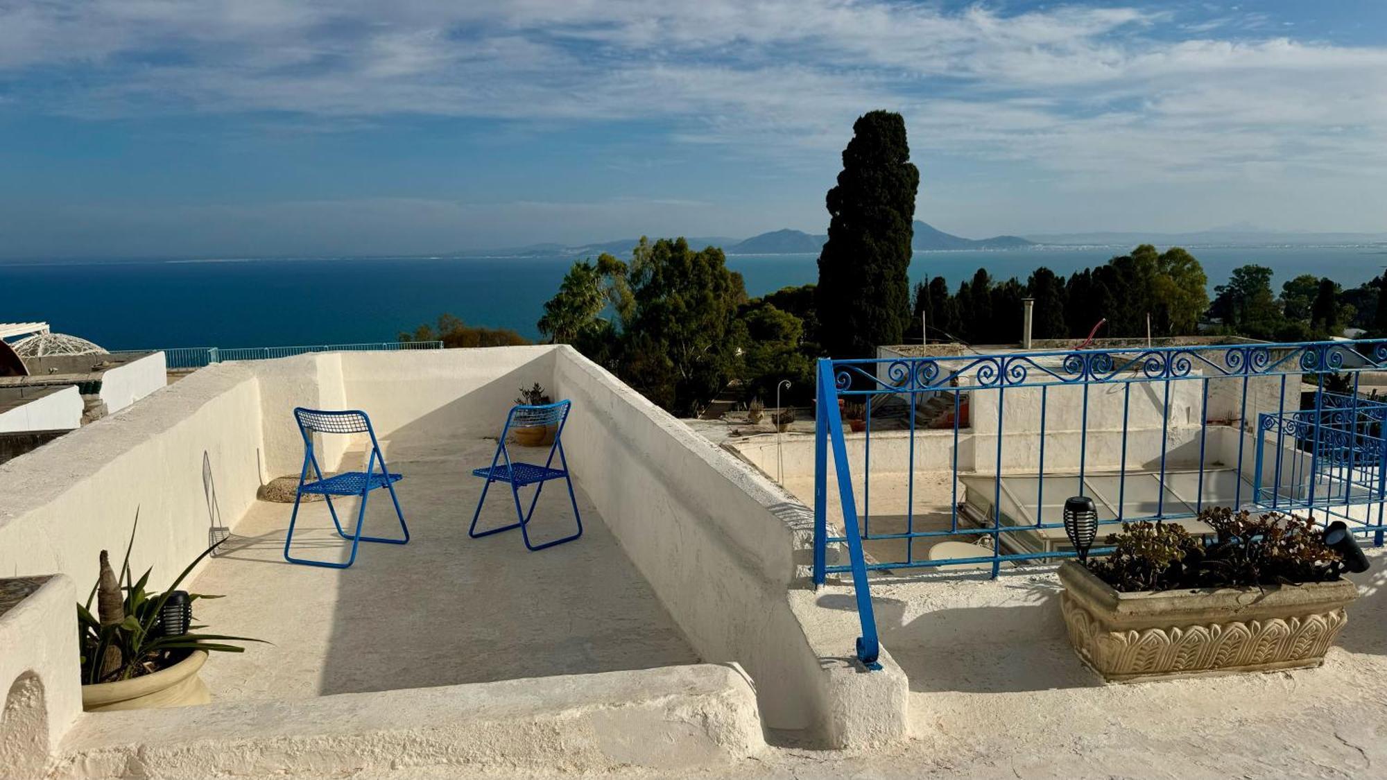 Panoramic 360 Degrees View Sidi Bousaid Sidi Bou Said Bagian luar foto