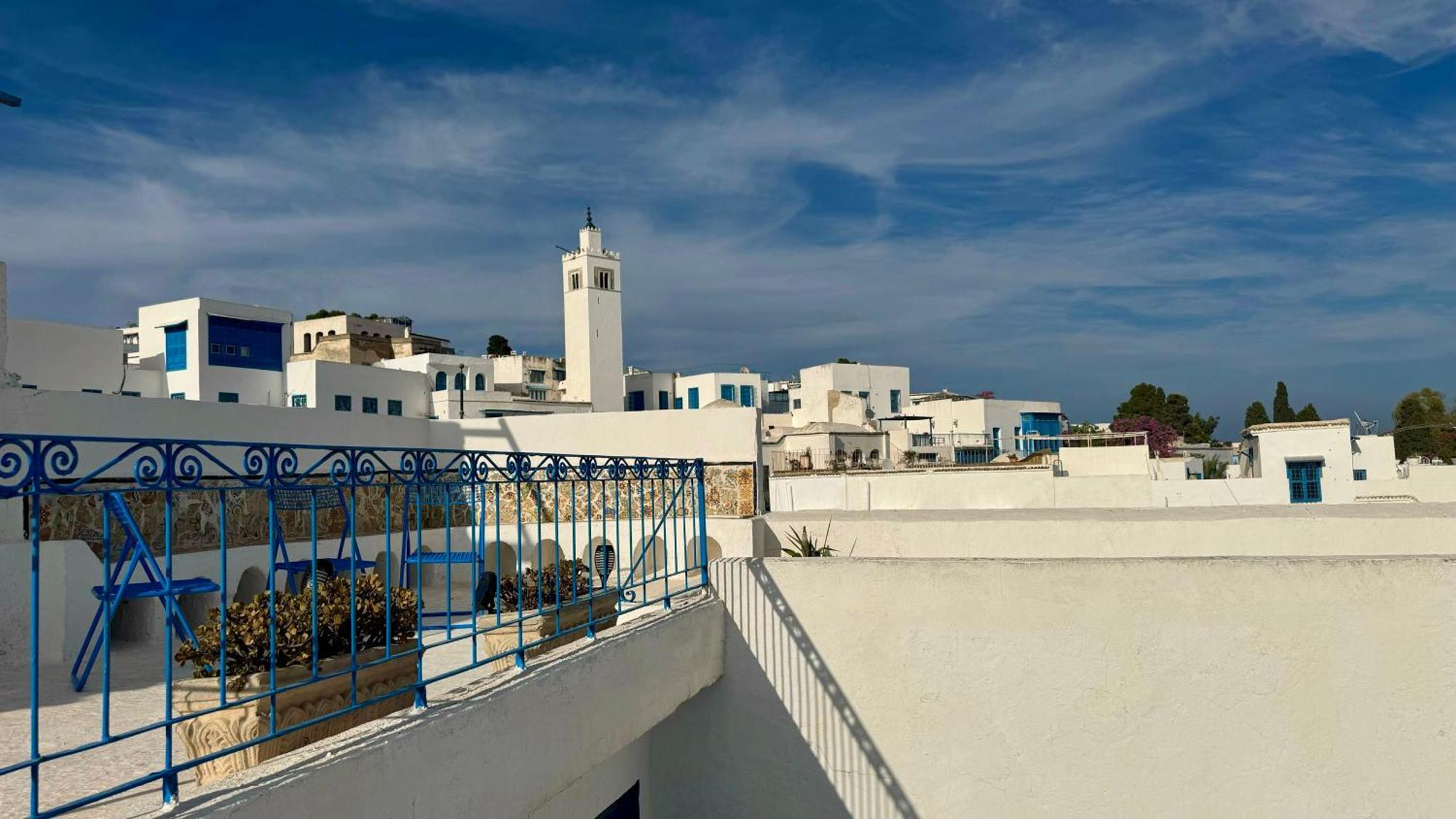 Panoramic 360 Degrees View Sidi Bousaid Sidi Bou Said Bagian luar foto