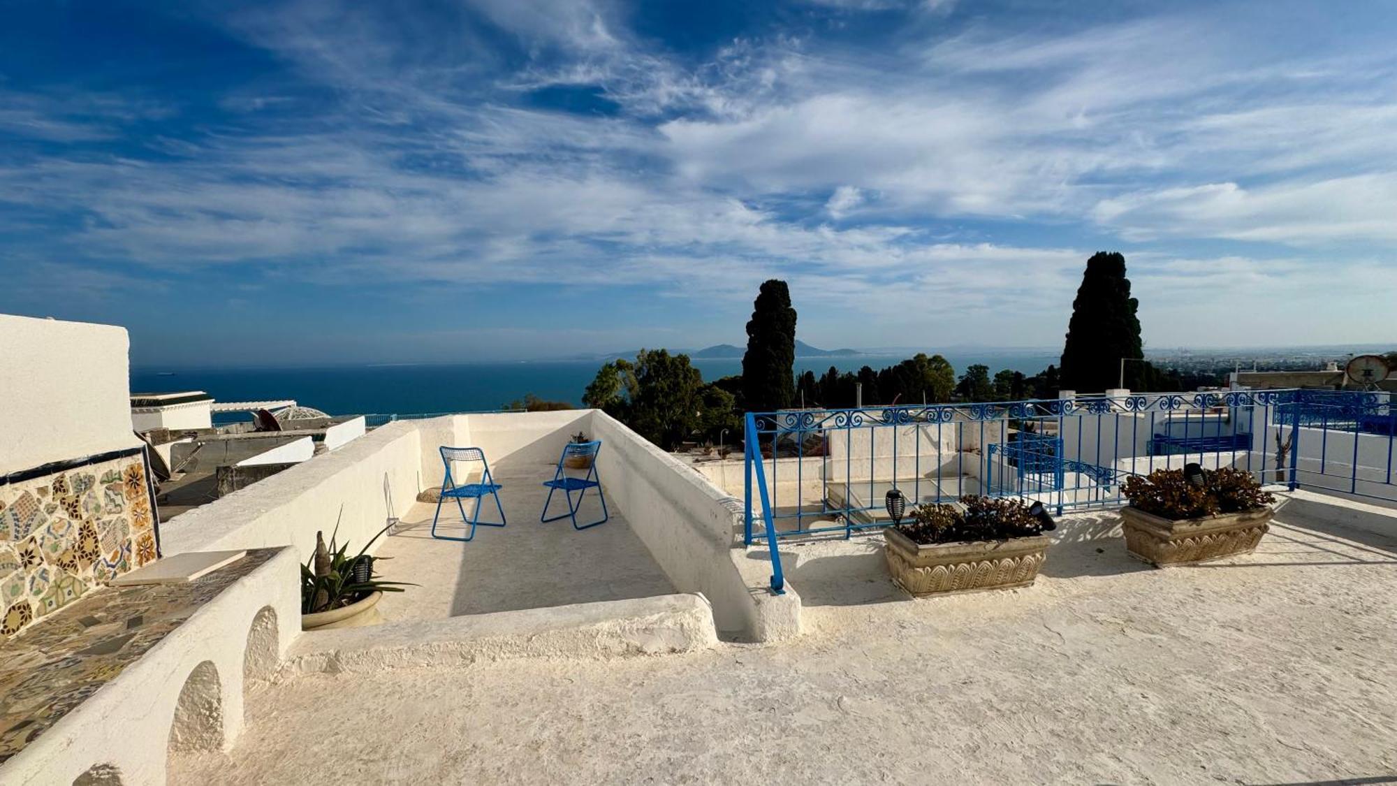 Panoramic 360 Degrees View Sidi Bousaid Sidi Bou Said Bagian luar foto