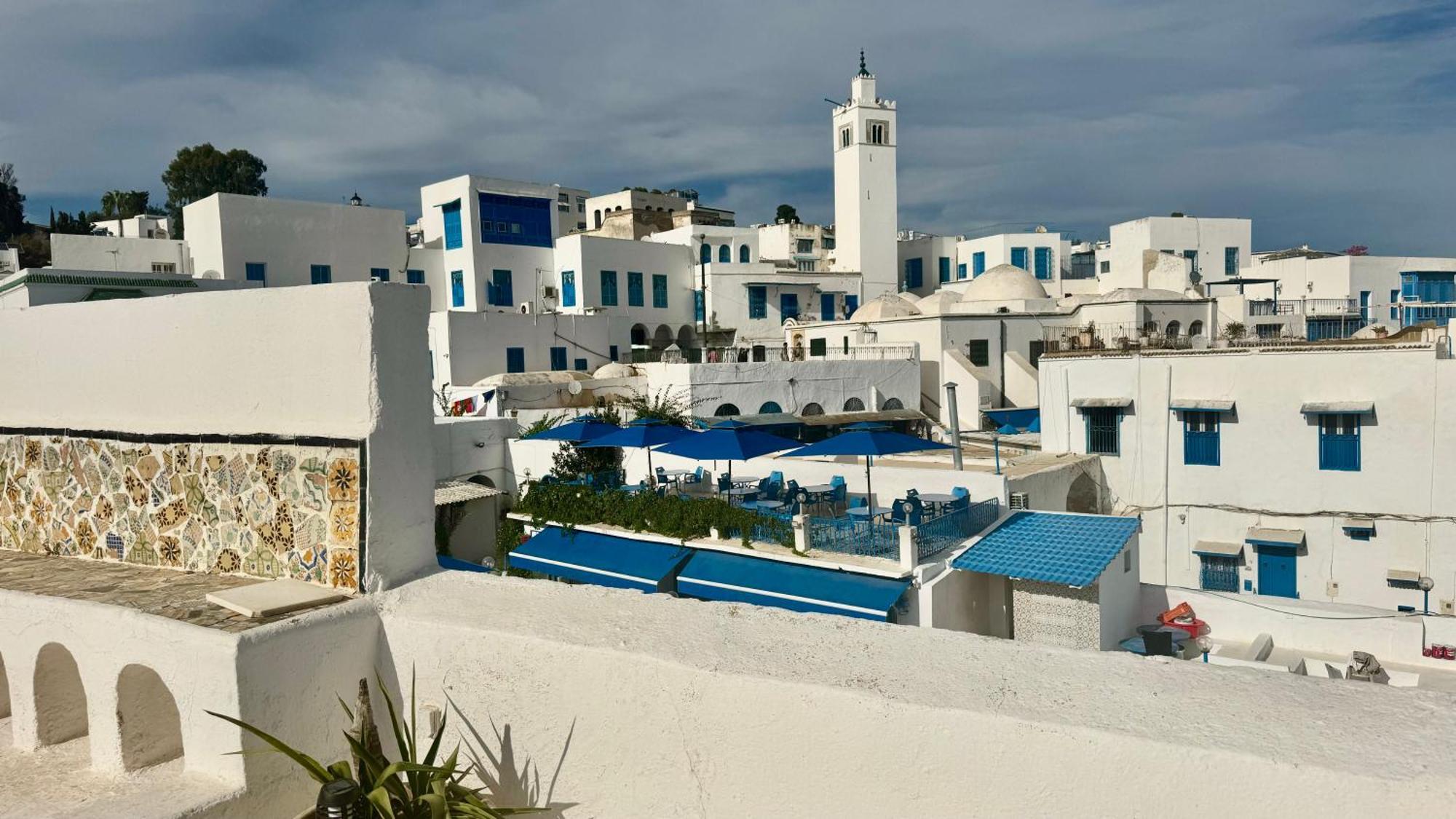 Panoramic 360 Degrees View Sidi Bousaid Sidi Bou Said Bagian luar foto