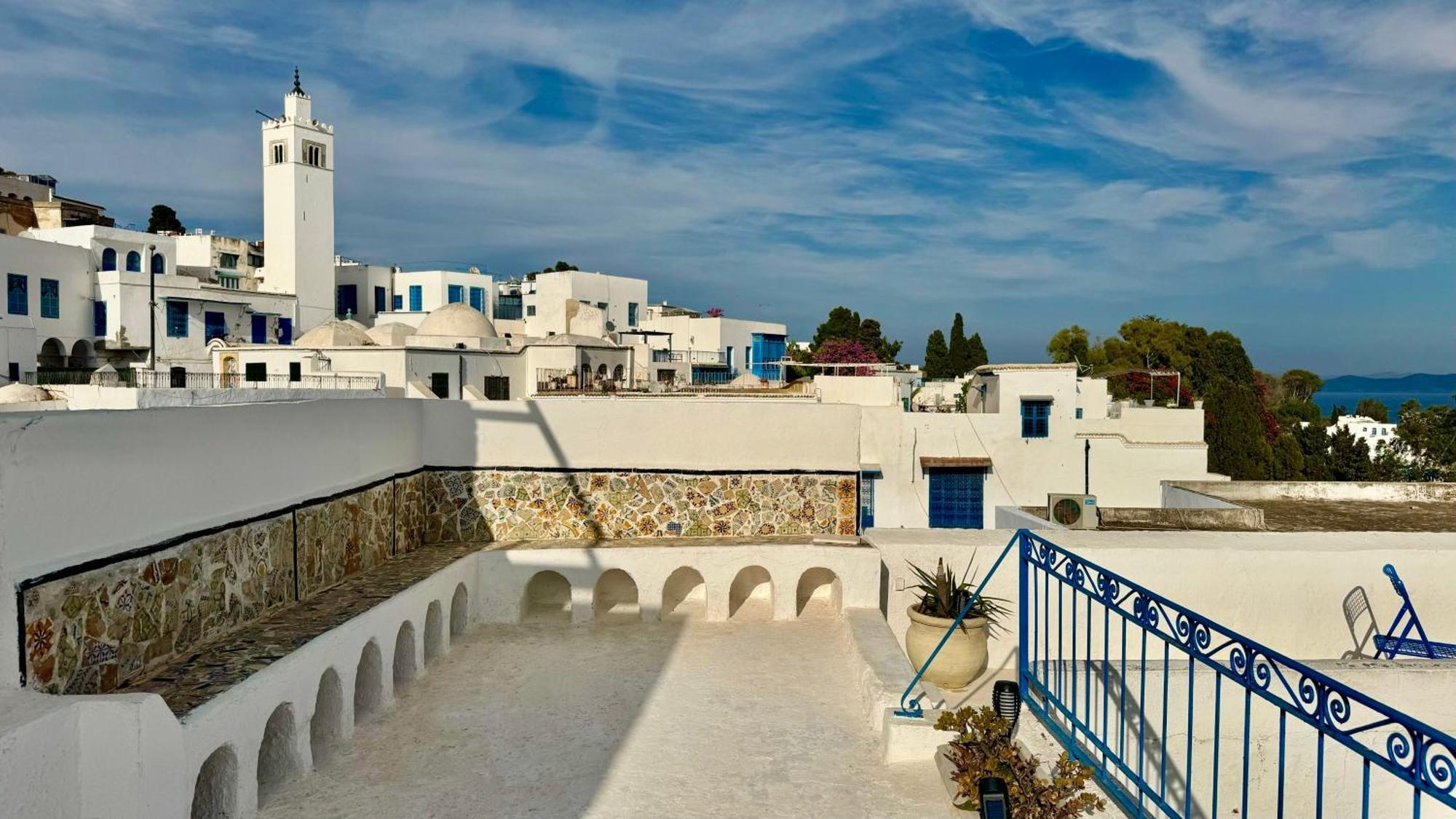 Panoramic 360 Degrees View Sidi Bousaid Sidi Bou Said Bagian luar foto